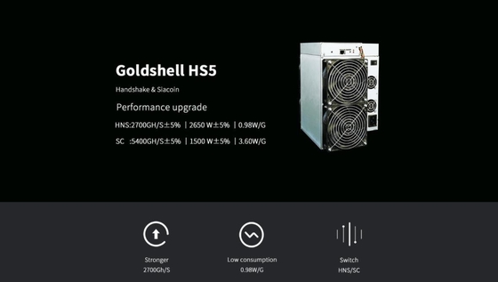 Goldshell HS 5.4 uścisk dłoni